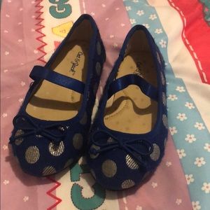 Cat& jack blue toddler girl shoes size 7